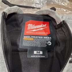 AS-IS Milwaukee Women's Medium M12 12-Volt Lithium-Ion Cordless Gray Heated Jacket Hoodie Kit