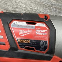 AS-IS MILWAUKEE M12 12V Lithium-Ion Cordless Combo Kit (5-Tool) with Two 1.5Ah Batteries, Charger & Tool Bag