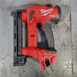 HOUSTON LOCATION - AS-IS M18 FUEL 18-Volt Lithium-Ion Brushless Cordless 18-Gauge 1/4 in. Narrow Crown Stapler (Tool-Only)