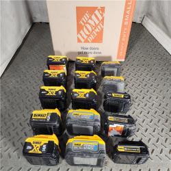 HOUSTON LOCATION - AS-IS DEWALT MIXED BATTERY PACK QTY - 15