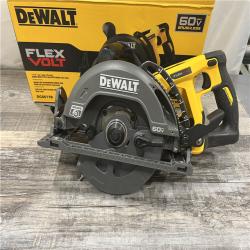 AS-IS DEWALT FLEXVOLT 60V MAX Cordless Brushless 7-1/4 in. Wormdrive Style Circular Saw (Tool Only)