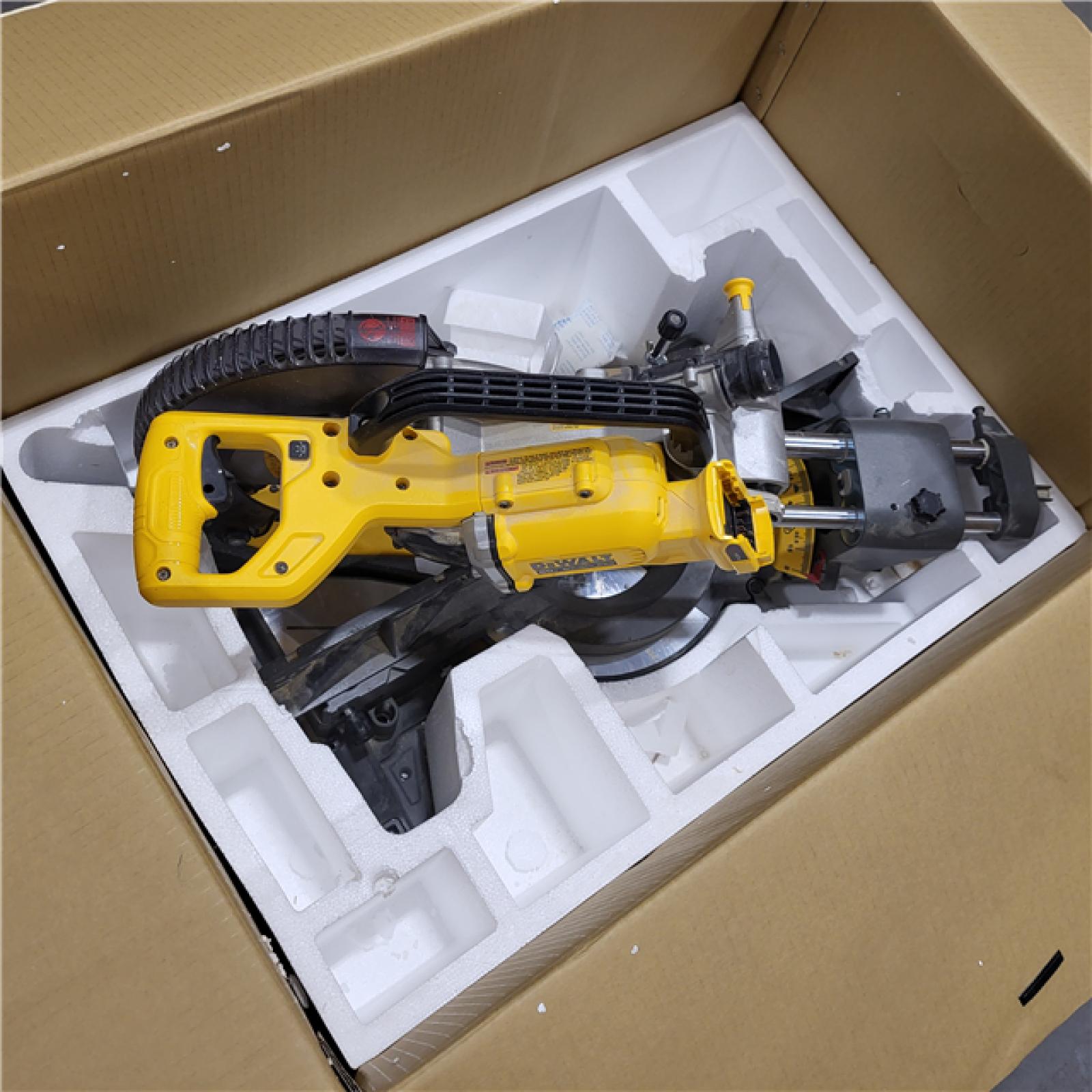 AS-IS DEWALT 60V Lithium-Ion 12 in. Cordless Sliding Miter Saw (Tool Only)