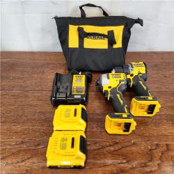 AS-IS DeWalt 20V MAX ATOMIC Cordless Brushless (2-Tool) Compact Drill and Impact Driver Kit