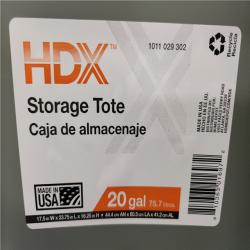 Phoenix Location HDX 20 Gal. Storage Tote Pallet (82 Pieces)