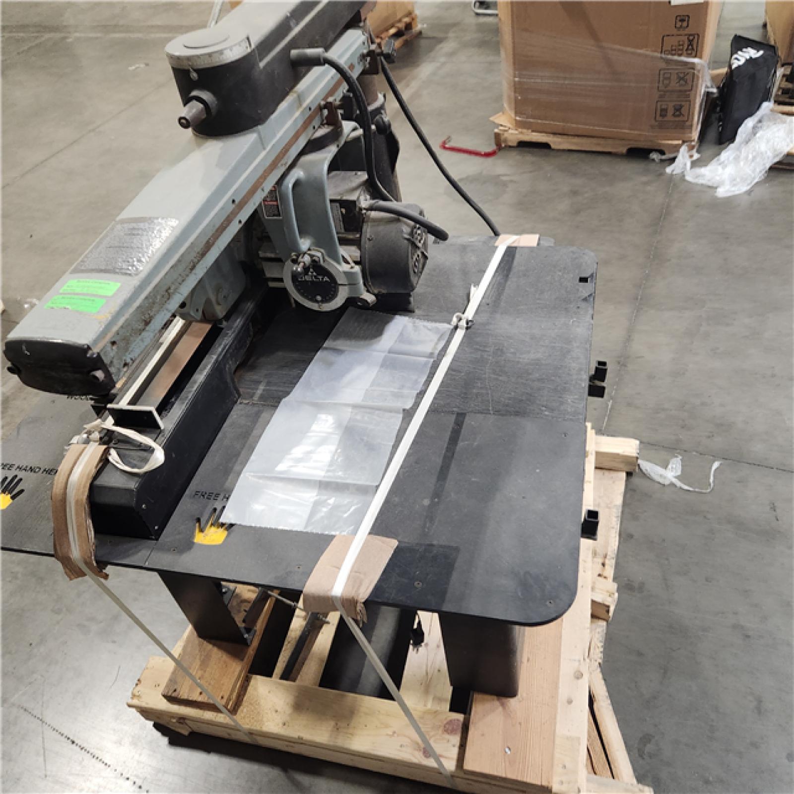 Dallas Location - As-Is DELTA 33-411 16 Radial Arm Saw