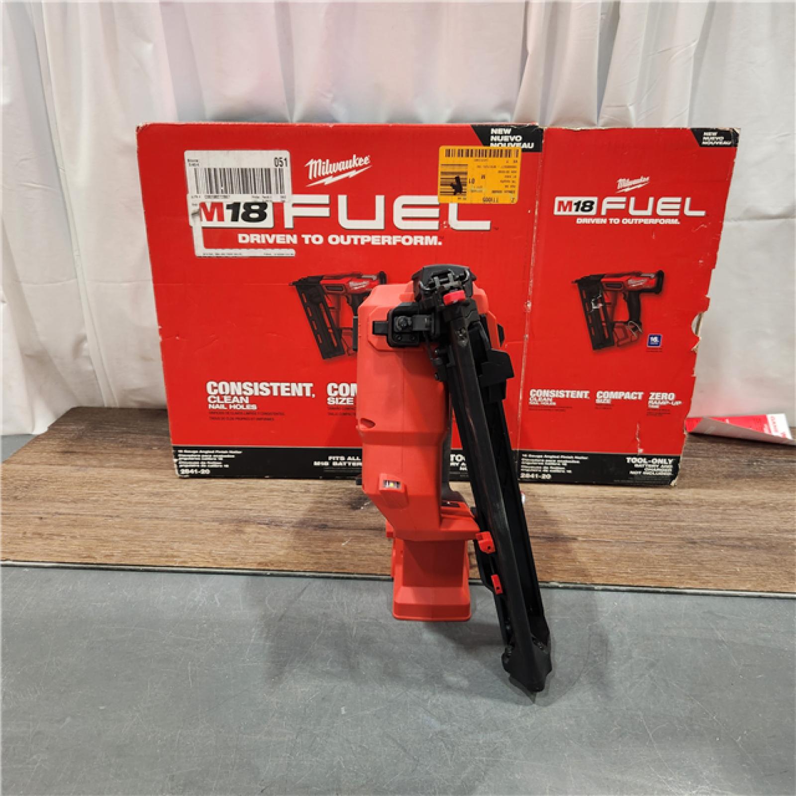 AS IS Milwaukee 2841-20 18V Cordless Gen II 16 Gauge Angled Finish Nailer (Tool Only)