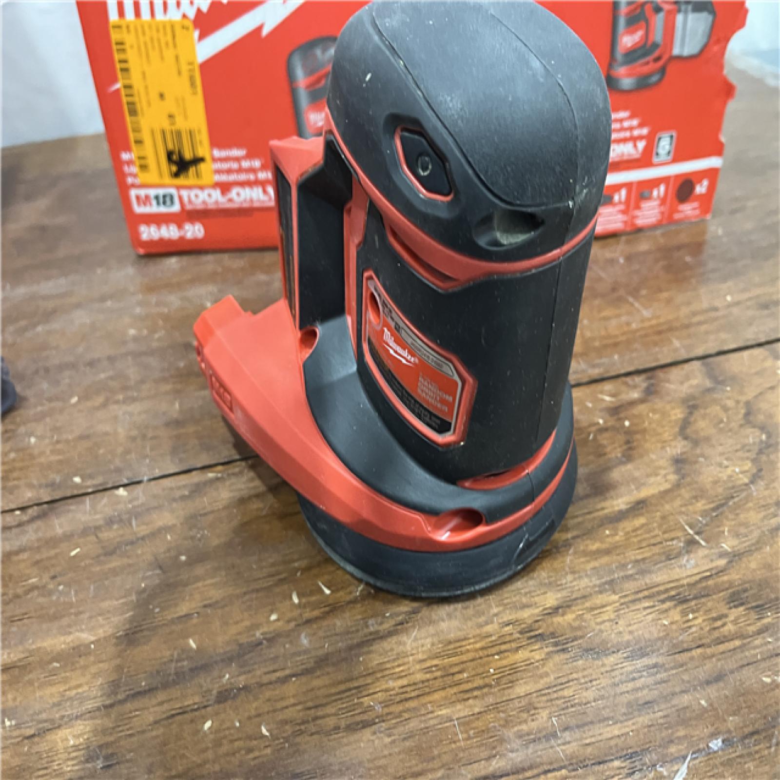 AS-IS Milwaukee 2648-20 - M18 5  7000-12000 Opm Cordless Variable Speed Random Orbital Sander