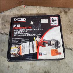 HOUSTON LOCATION - AS-IS (APPEARS LIKE NEW) RIDGID RP 351 Battery Kit W/ProPress Jaws, 1/2 to 2, 18V Li-Ion