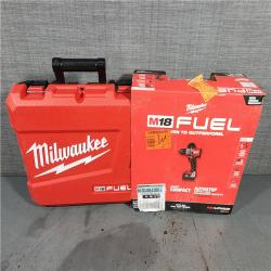 HOUSTON LOCATION - AS-IS Milwaukee 2904-22 Hammer Drill Driver Kit with Batteries  Charger & Tool Case  Red