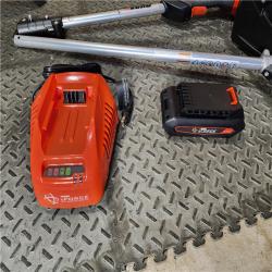 HOUSTON LOCATION - AS-IS Echo EFORCE 56V 16 in. Brushless Cordless Battery String Trimmer with 2.5Ah Battery and Charger - DSRM-2100