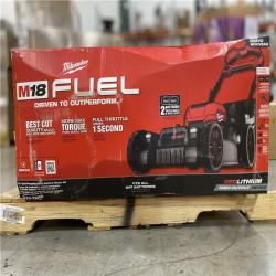 DALLAS LOCATION -  Milwaukee M18 FUEL Brushless Cordless 21 in. Walk Behind Dual Battery Self-Propelled Mower w/(2) 12.0Ah Battery and Rapid Charger