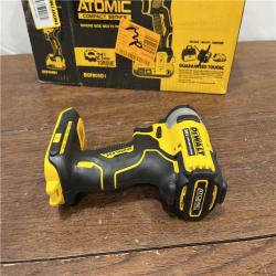 AS-ISDEWALT ATOMIC 20V MAX* Brushless Cordless Compact 1/4 in. Impact Driver Kit