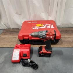 AS IS Milwaukee 2904-22 Hammer Drill Driver Kit with Batteries  Charger & Tool Case  Red