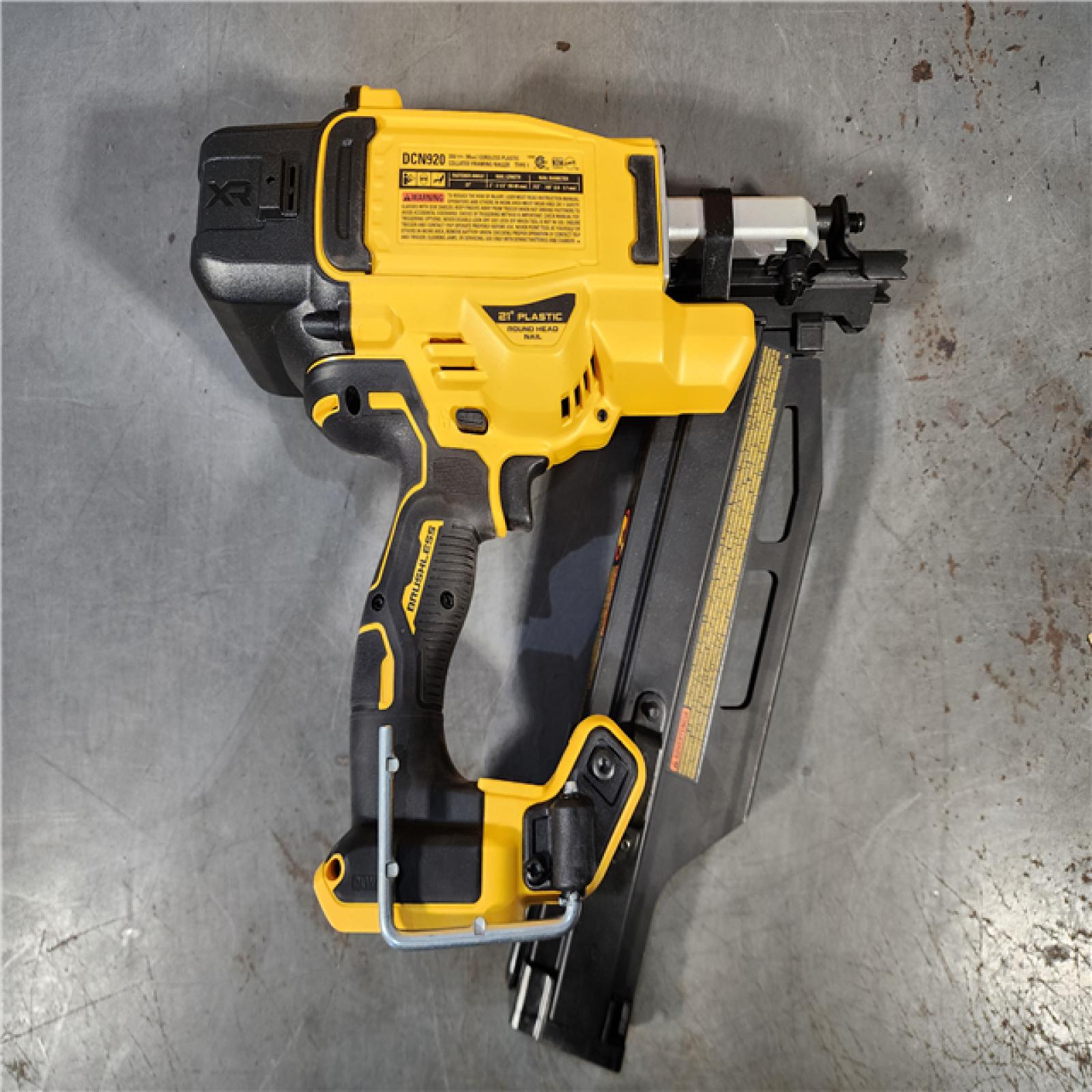 HOUSTON LOCATION - AS-IS DEWALT 20-Volt 21Â° Cordless Framing Nailer (Tool-Only)