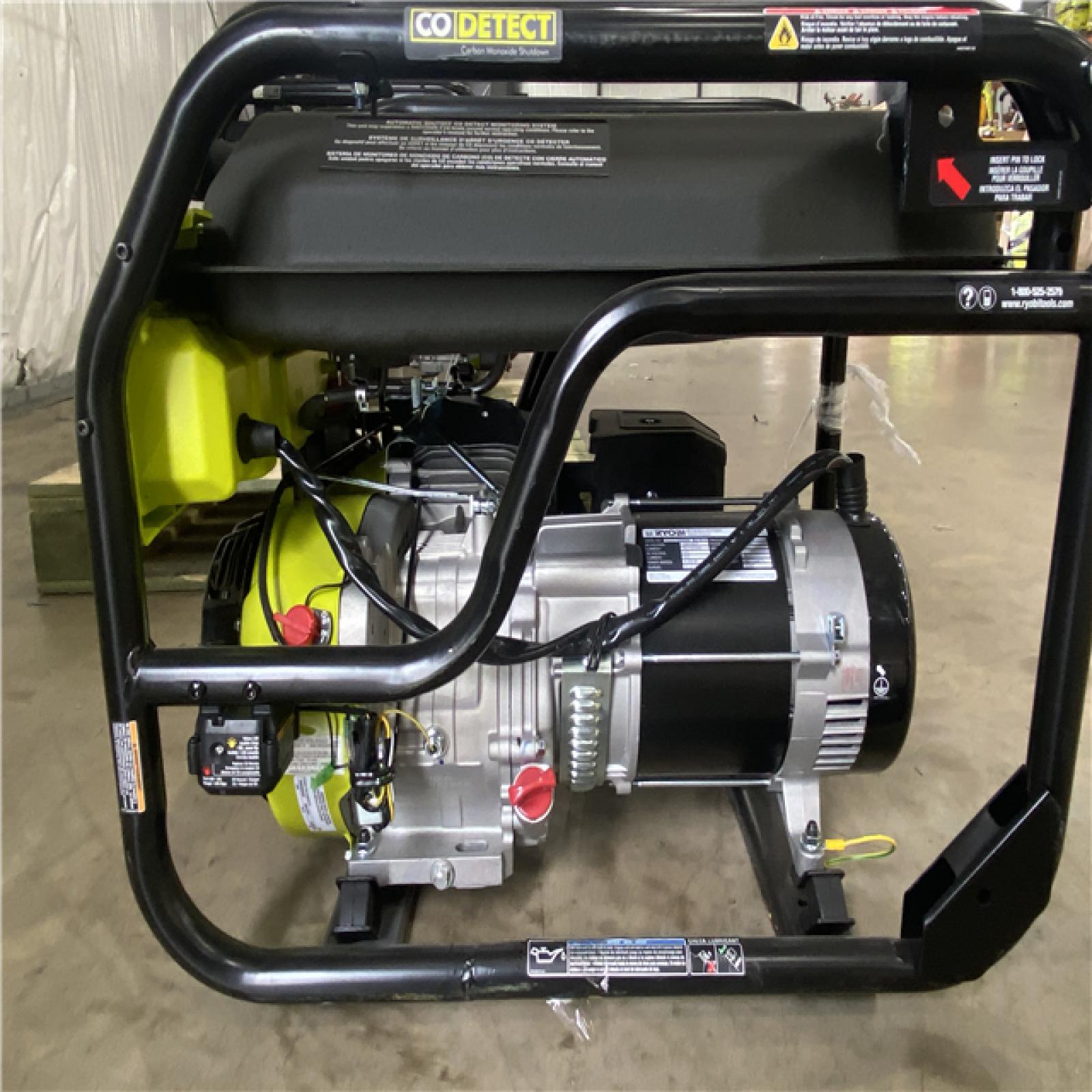 Houston Location AS-IS - Ryobi 6,500 Running Watt 8,125 Starting Watt Gas Powered Generator (Qty. 2)