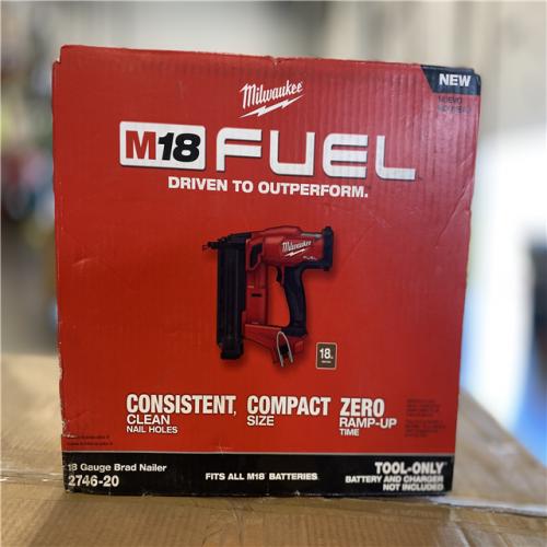 NEW! - Milwaukee M18 FUEL 18-Volt Lithium-Ion Brushless Cordless Gen II 18-Gauge Brad Nailer (Tool-Only)