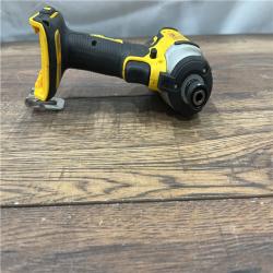 AS-IS DEWALT ATOMIC 20V MAX* Brushless Cordless Compact 1/4 in. Impact Driver Kit ( TOOL ONLY )