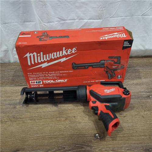 AS-IS Milwaukee 2441-20 M12 12V Cordless 10oz Caulk and  (Tool Only)