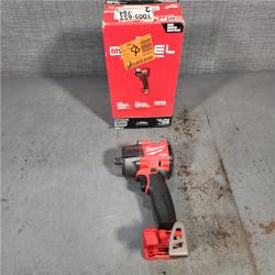 HOUSTON LOCATION - AS-IS Milwaukee M18 18V Fuel 1/2  Mid-Torque Impact Wrench Cordless Lithium-Ion Brushless with Friction Ring 2962-20 (TOOL ONLY)