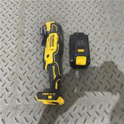 Houston location AS-IS DEWALT Atomic 20-Volt Lithium-Ion Oscillating Tool Kit with 3 Ah Battery