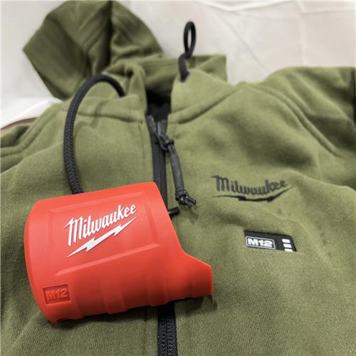 AS-ISMilwaukee M12â„¢ Heated Hoodie Green XL - by International Tool