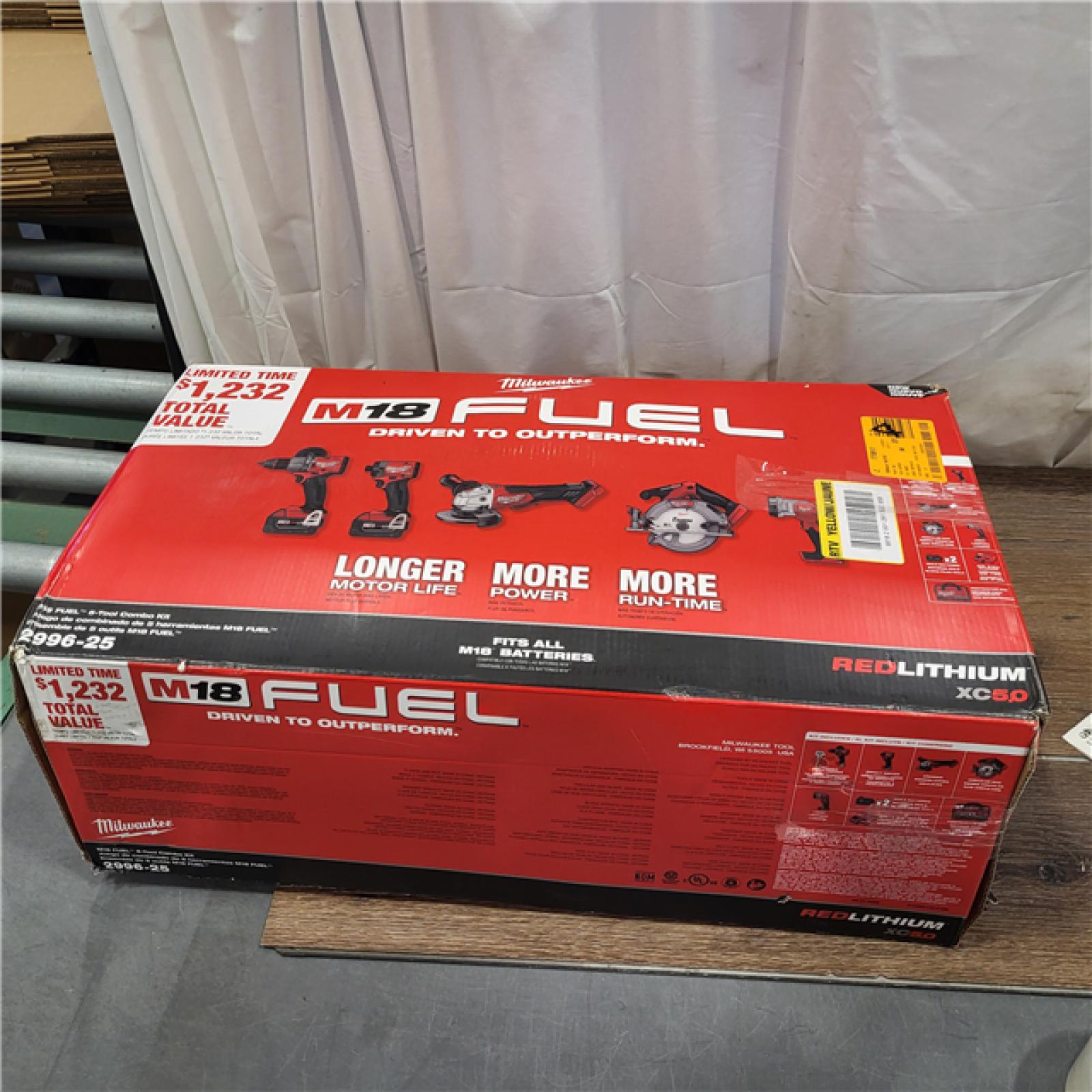 AS-IS Milwaukee  M18 FUEL 5-TOOL COMBO KIT