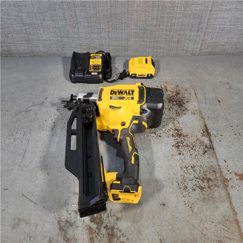 HOUSTON LOCATION - AS-IS DEWALT 20-Volt 21Â° Cordless Framing Nailer W/ BATTERY & CHARGER