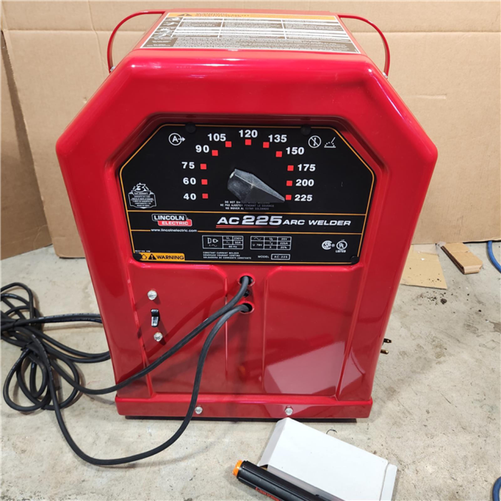 Houston location- AS-IS Lincoln Electric 225 Amp Arc/Stick Welder AC225S, 230V