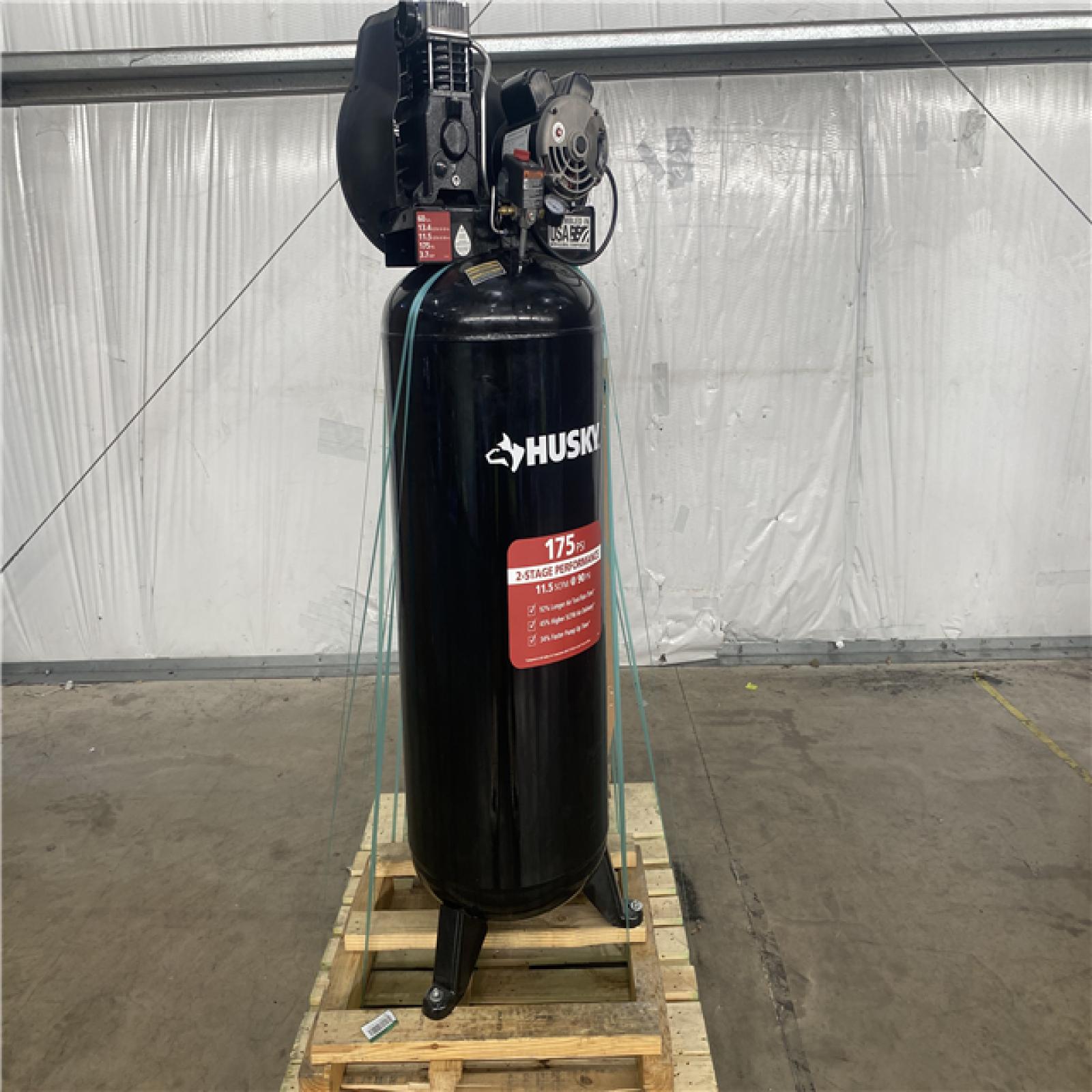 Houston Location - AS-IS Husky 60 Gallon 175psi Air Compressor