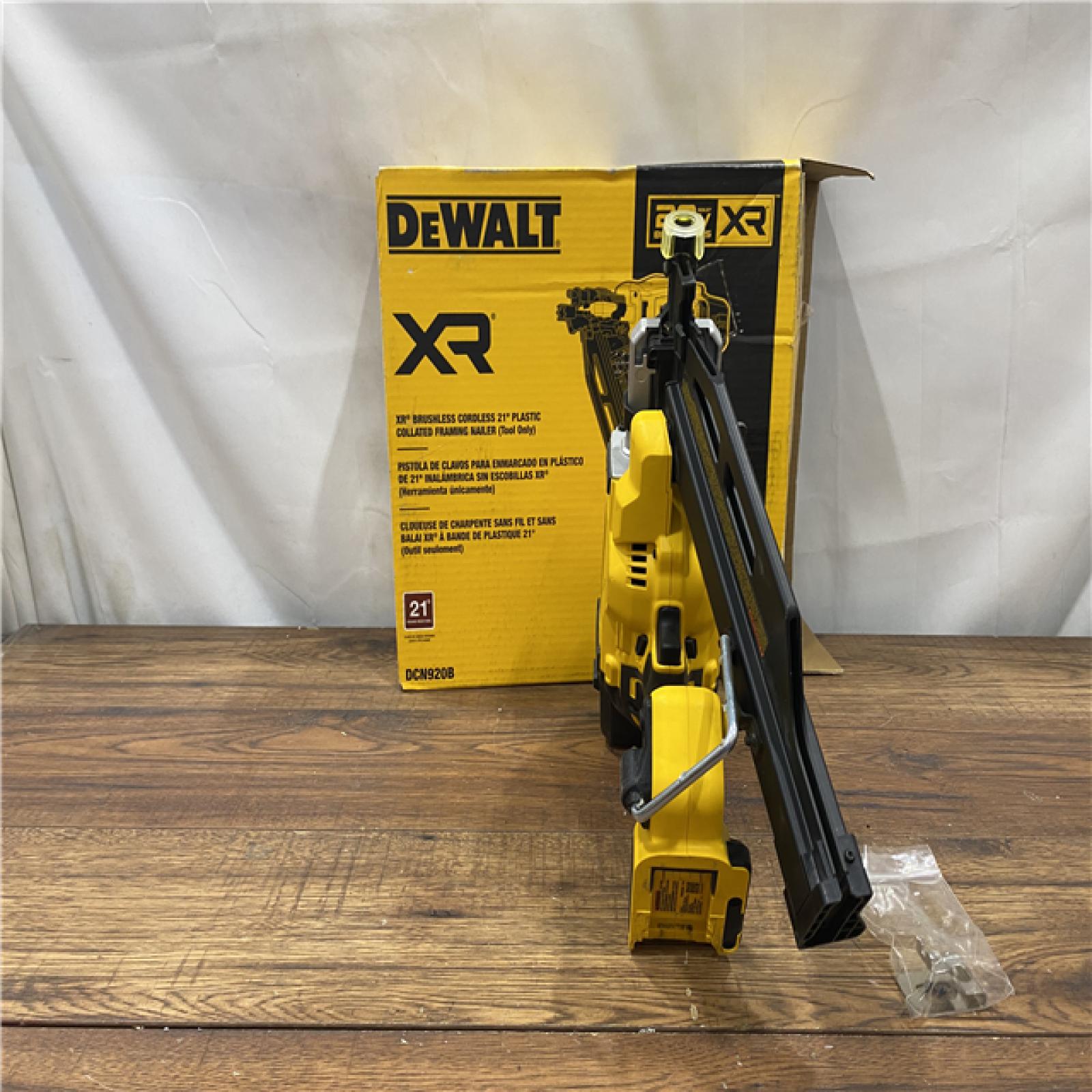 A IS DEWALT 20-Volt 21Â° Cordless Framing Nailer (Tool-Only)