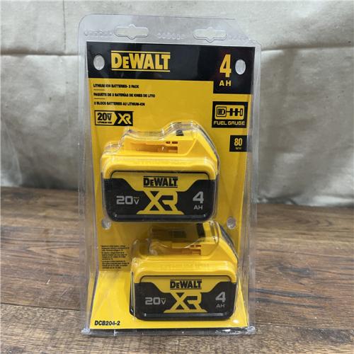 NEW - DEWALT 20V MAX XR 4 Ah Li-Ion Battery (2 Pc) DCB2042 New