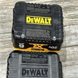 AS-IS DEWALT 20V MAX Lithium-Ion 6.0Ah and 4.0Ah Battery and Charger Starter Kit