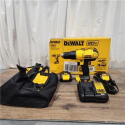 AS IS 20V MAX Cordless 1/2 in. Drill/Driver, (2) 20V 1.3Ah Batteries, Charger and Bag