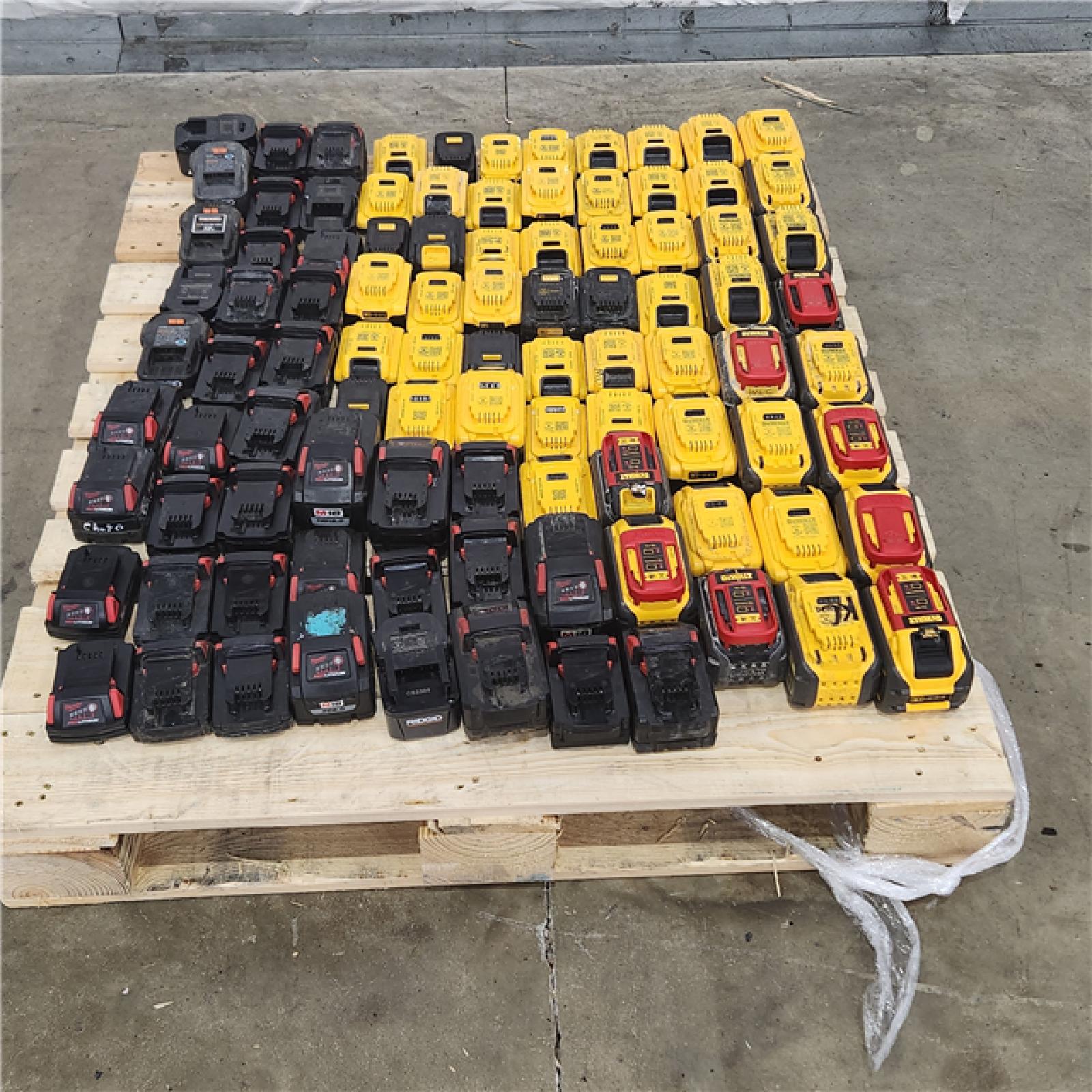 Houston Location-As-IS  Battery Pallet