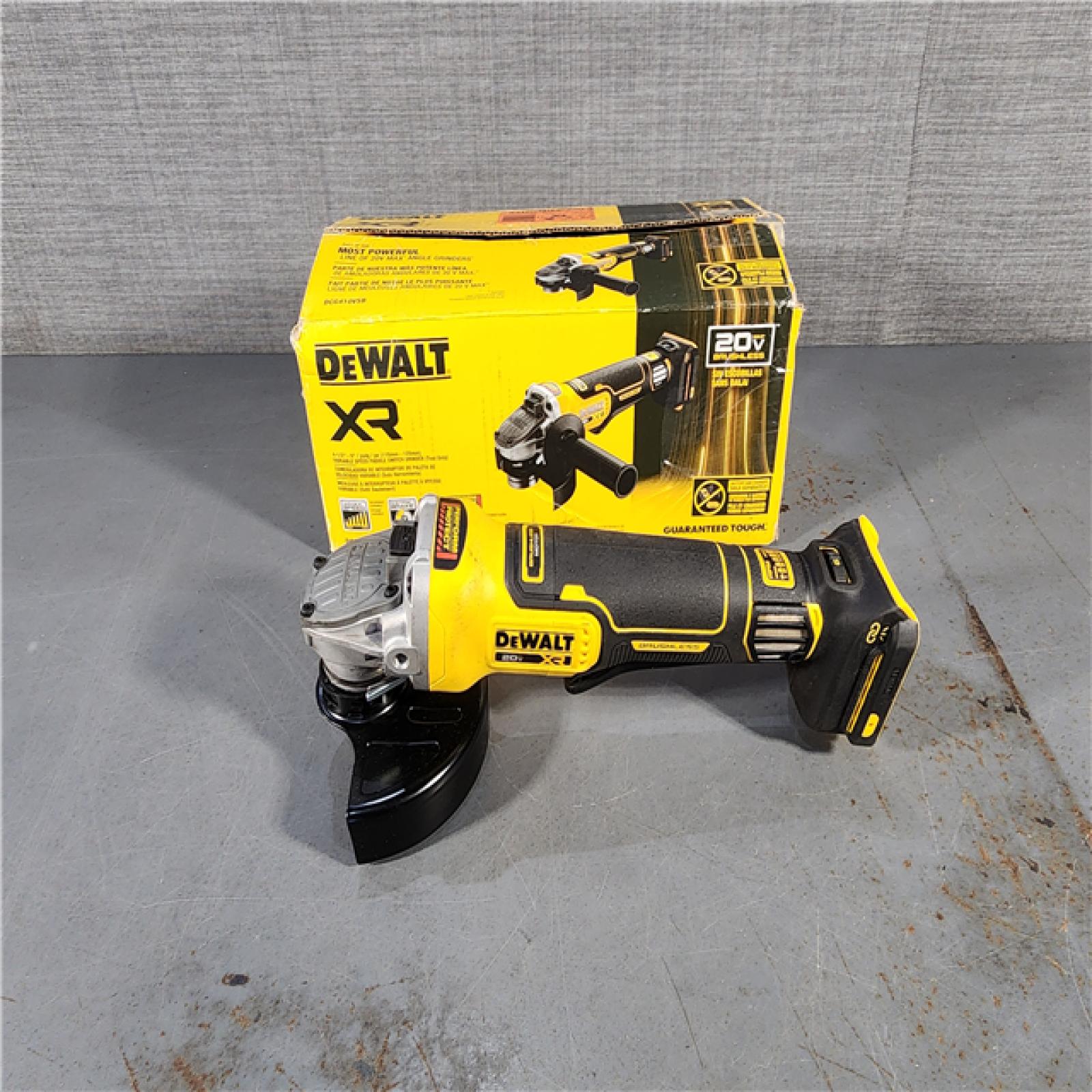 HOUSTON LOCATION - AS-IS 20V XR Cordless 4-1/2. in. to 5 in. Variable Speed Angle Grinder (Tool Only)