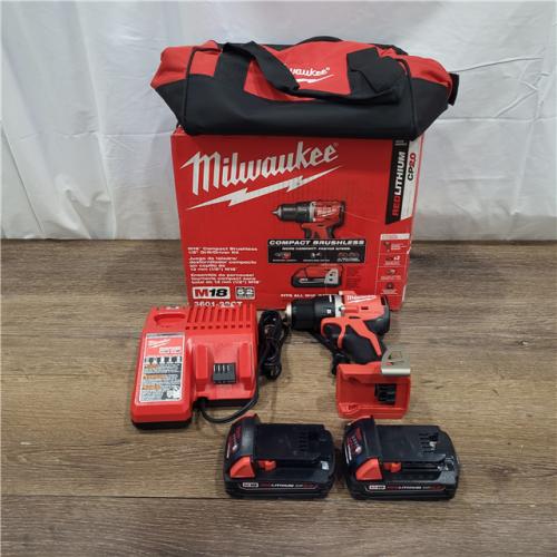 AS-IS Milwaukee M18 3601-22CT Drill/Driver Kit  Battery Included  18 V  1/2 in Chuck