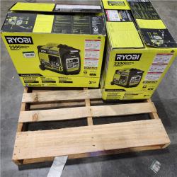 Dallas Location - As-Is Ryobi 2300-Watt Bluetooth Inverter Generator(Lot Of 2)