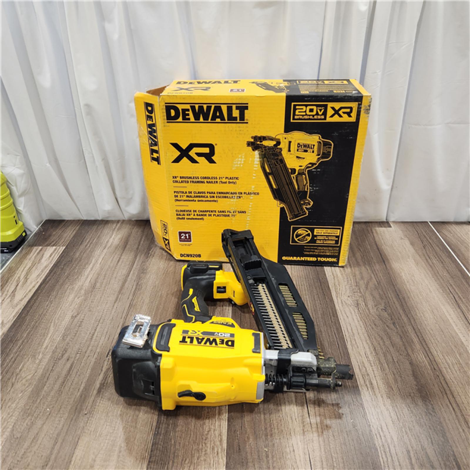 AS IS DEWALT 20-Volt 21Â° Cordless Framing Nailer (Tool-Only)