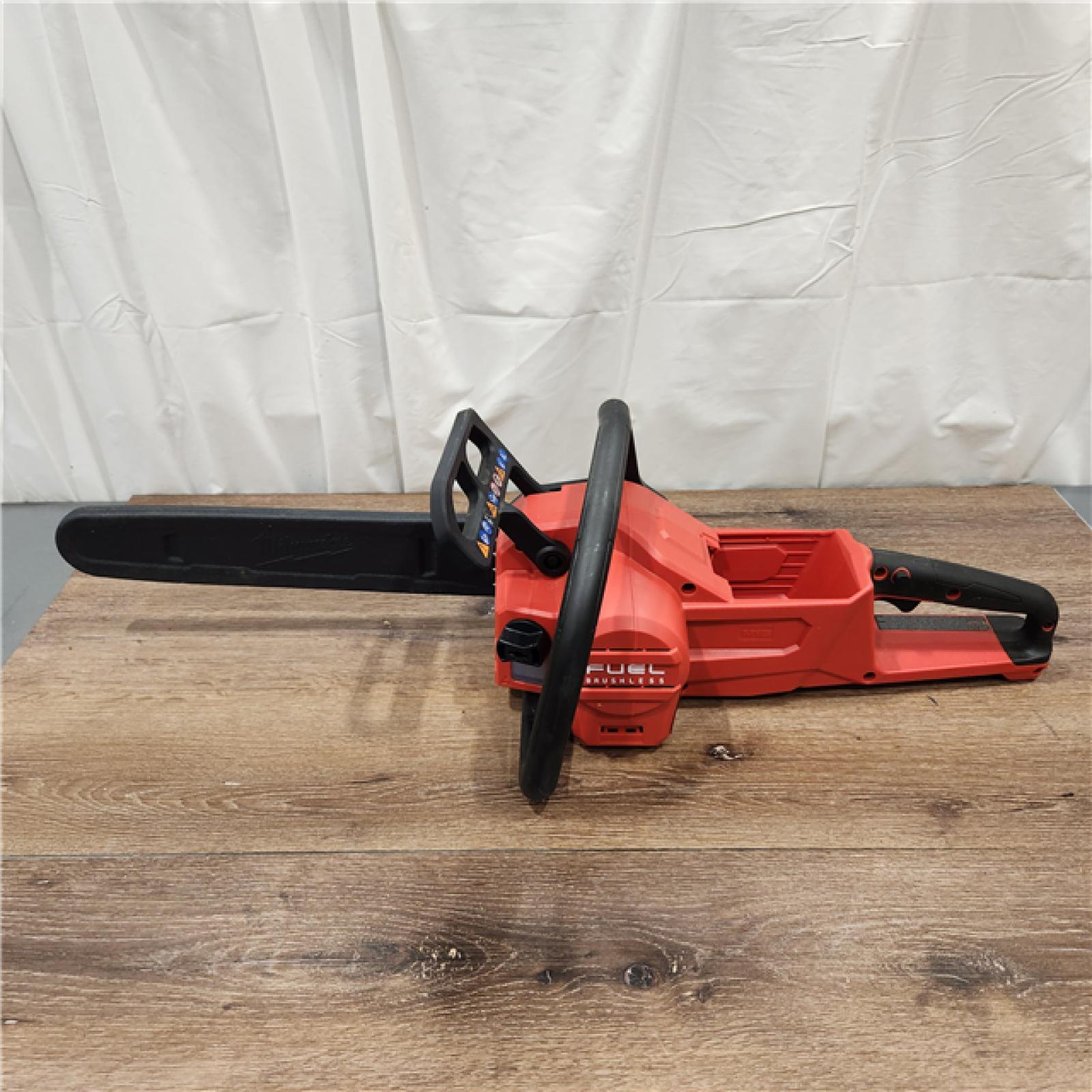 AS-IS Milwaukee M18 FUEL Lithium-Ion Brushless Cordless 16 in. Chainsaw (Tool-Only)