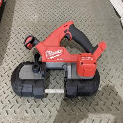 Houston location AS-IS Milwaukee M18 Fuel 3-1/4  18V Brushless Compact Band Saw 2829-20 (Bare Tool)