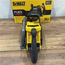 AS IS DEWALT FLEXVOLT 60V MAX Cordless Brushless 7-1/4 in. Wormdrive Style Circular Saw (Tool Only)