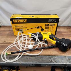 AS-IS DEWALT 20V MAX 550 PSI 1.0 GPM Cold Water Cordless Battery Power Cleaner with 4 Nozzles (Tool Only)