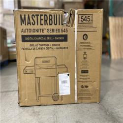 DALLAS LOCATION -  Masterbuilt AutoIgnite Series 545 Digital Charcoal Grill and Smoker in Black