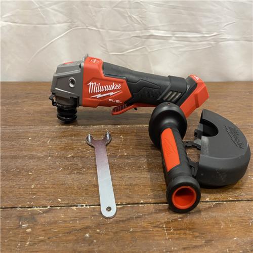 AS-ISMilwaukee 2880-20 M18 FUEL 18-Volt Lithium-Ion Brushless Cordless 4-1/2 in./5 in. Grinder W/Paddle Switch (Tool-Only)