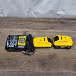 AS-IS DEWALT 20V MAX Lithium-Ion 6.0Ah and 4.0Ah Battery and Charger Starter Kit