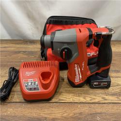 AS IS M12 FUEL 12V Lithium-Ion Brushless Cordless 5/8 in. SDS Plus Rotary Hammer Kit with One 4.0Ah Battery and Bag