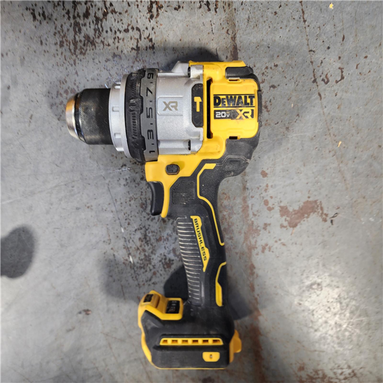 HOUSTON LOCATION - AS-IS DEWALT 20V XR Lithium-Ion Cordless Hammer Drill Kit with 8.0 Ah Battery, Charger and Kit Bag