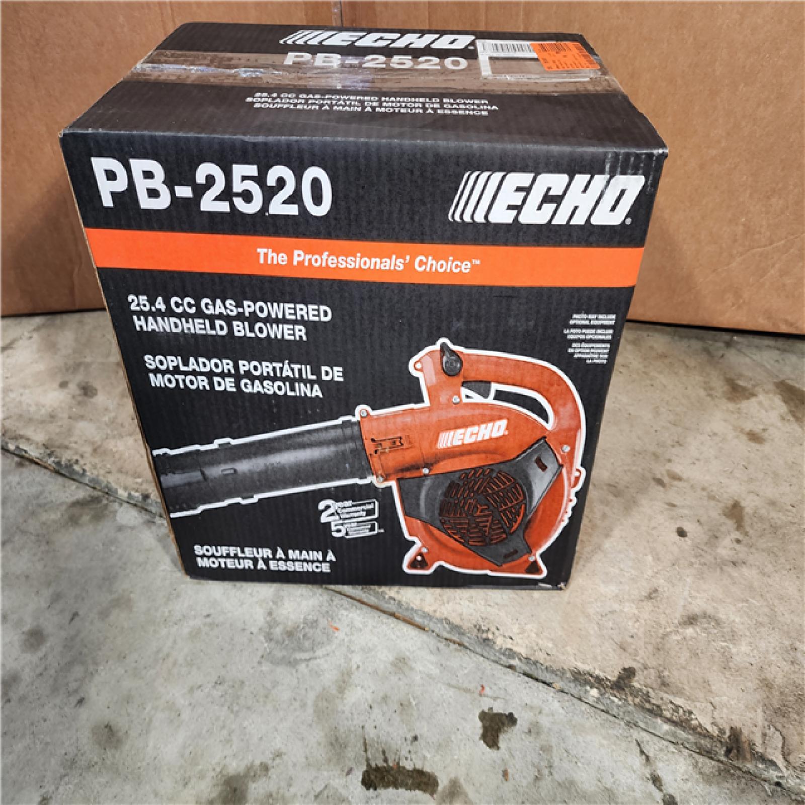 HOUSTON LOCATION - AS-IS (APPEARS LIKE NEW) ECHO PB-2520AA Handheld Blower Gas 25.4cc Engine