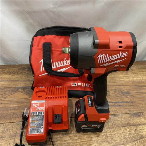 AS IS Milwaukee M18 1/2 in. Cordless Brushless High Torque Impact Wrench Kit (Battery & Charger)