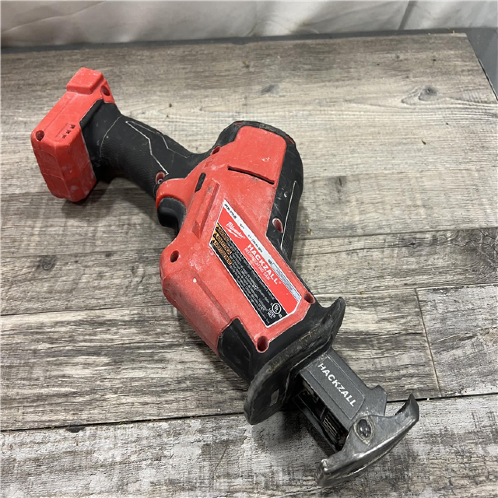 AS-IS MILWAUKEE M18 FUEL 18V Lithium-Ion Brushless Cordless HACKZALL Reciprocating Saw (Tool-Only)